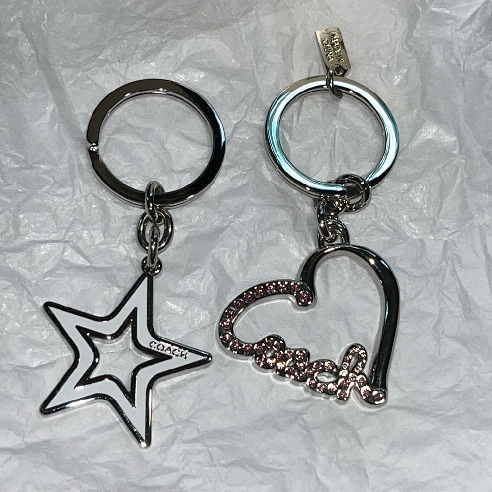 2NEW IN BOX COACH KEYRINGS